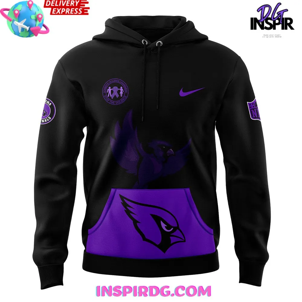 -Arizona Cardinals Domestic Violence Awareness Month 2024 Hoodie