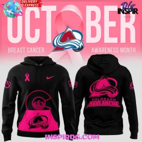 -Colorado Avalanche Crucial Catch Breast Cancer 2024 Hoodie