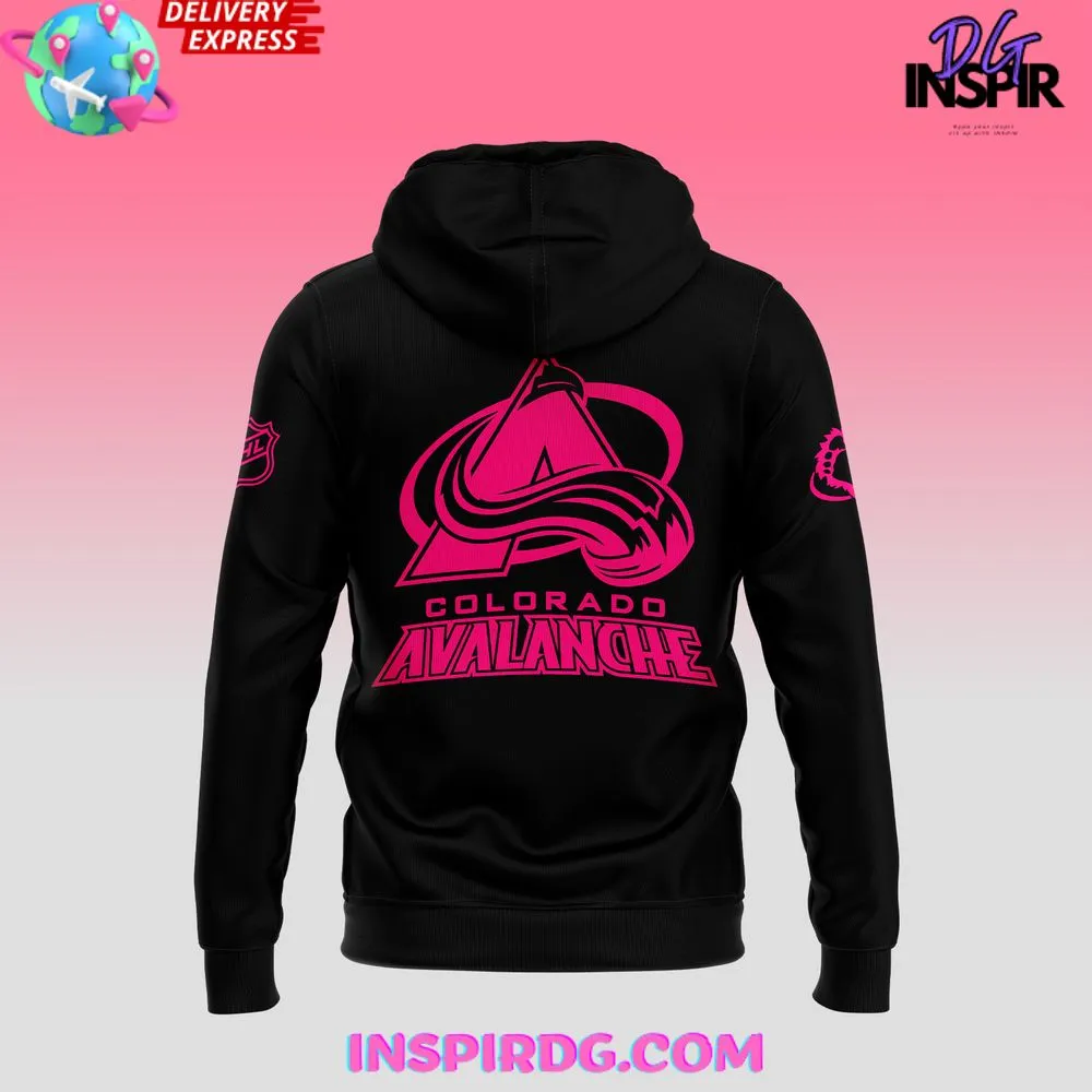 -Colorado Avalanche Crucial Catch Breast Cancer 2024 Hoodie