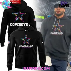 -Dallas Cowboys 2024 NFL Crucial Catch Intercept Cancer Hoodie