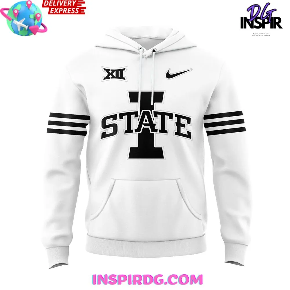 -Iowa State Football White Storm Special Edition Hoodie