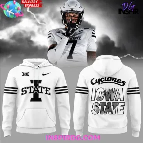 -Iowa State Football White Storm Special Edition Hoodie