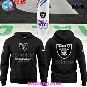 -Las Vegas Raiders Crucial Catch Intercept Cancer 2024 Hoodie