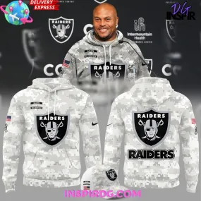 -Las Vegas Raiders Salute to Service 2024 Hoodie