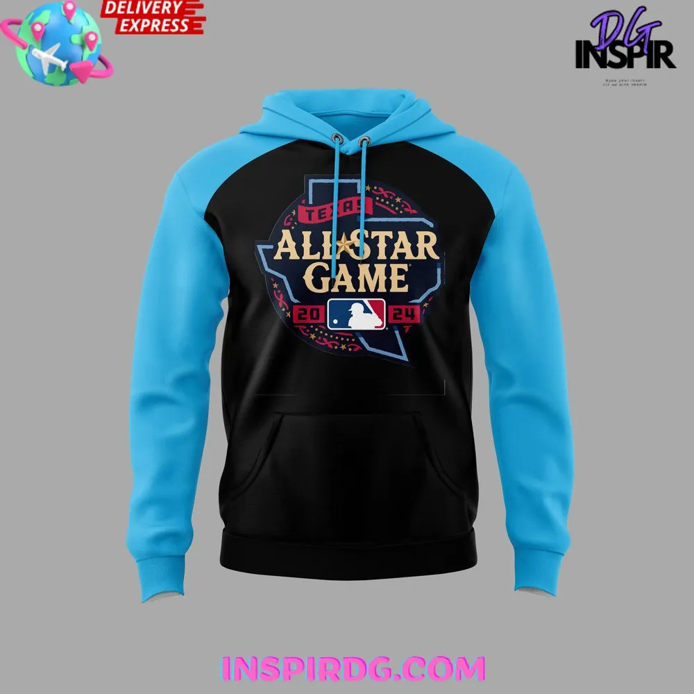 -MLB All-Star Game Texas 2024 Blue Hoodie