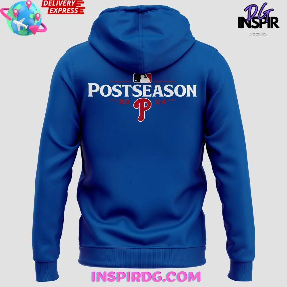 -Philadelphia Phillies October Ready Postseason 2024 Blue Hoodie