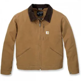 106208 Womens Relaxed Fit Canvas Detroit Jacket Carhartt Brown XL *One Size Only - Outlet Store*