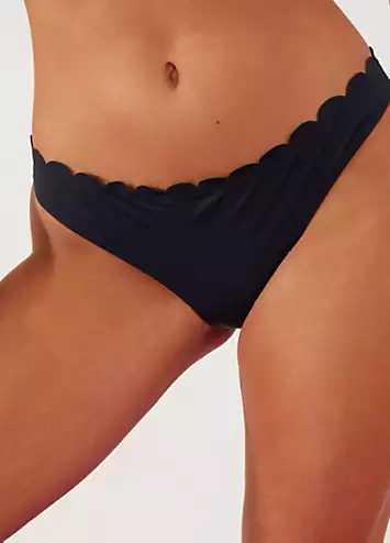 Accessorize Scallop Trim Bikini Bottoms | Grattan