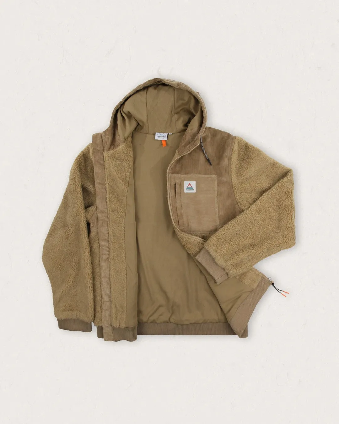 Adventure Recycled Deep-Pile Sherpa Fleece - Biscuit