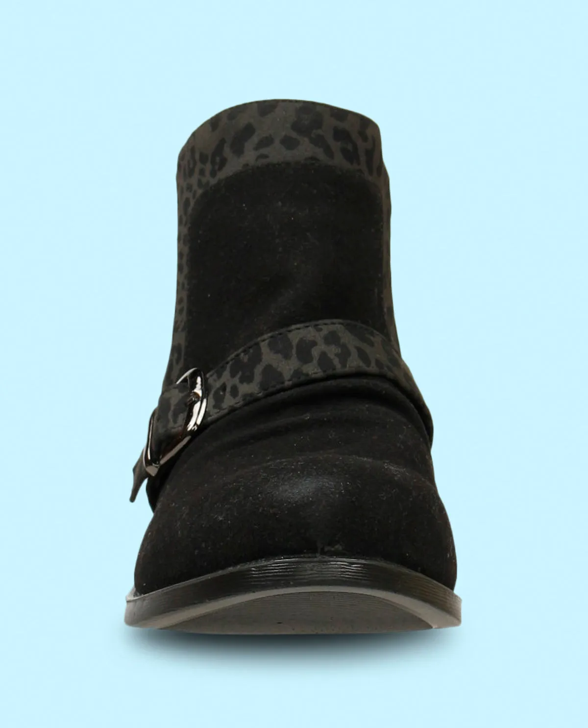 Aero Contessa Leopard & Black Boot