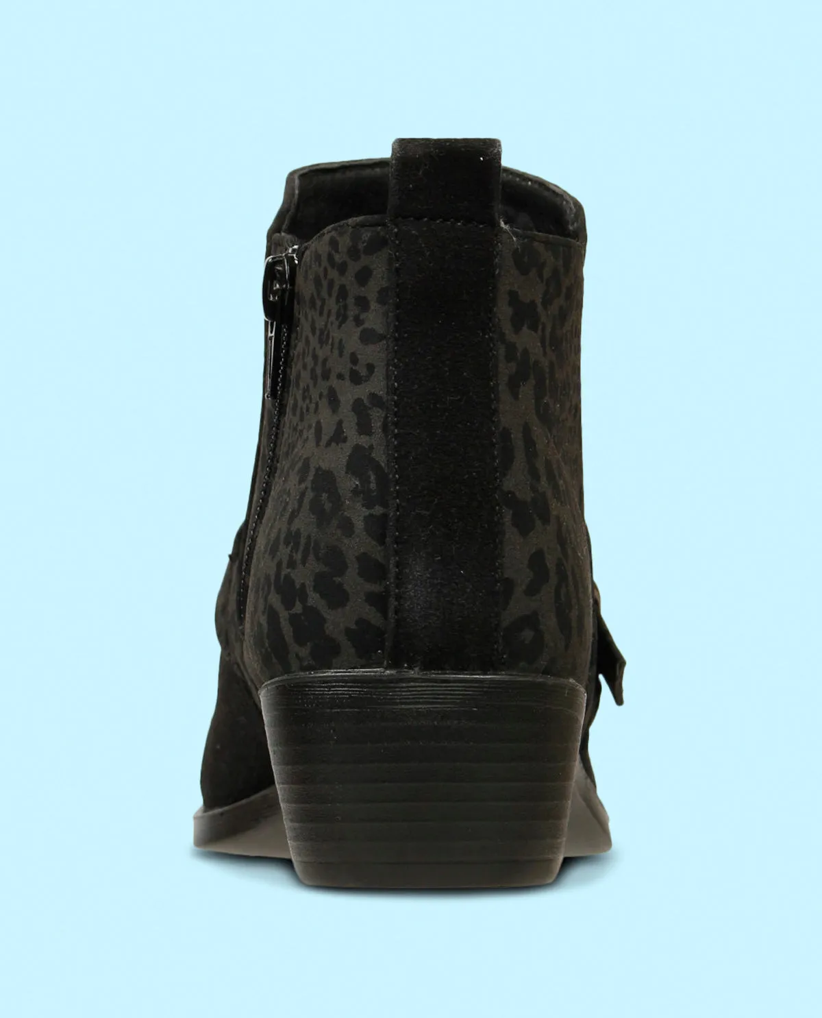 Aero Contessa Leopard & Black Boot