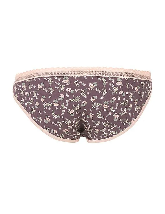 Aeropostale Ditsy Floral Print Bikini Briefs