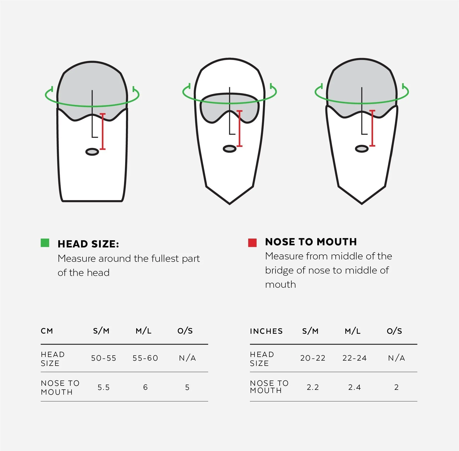 AIRHOLE AIRTUBE ERGO WAFFLE FLEECE MASK (AHA2WK)