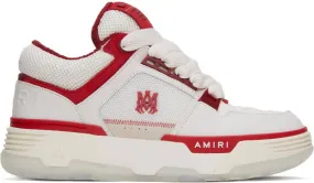 AMIRI White & Red MA-1 Sneakers