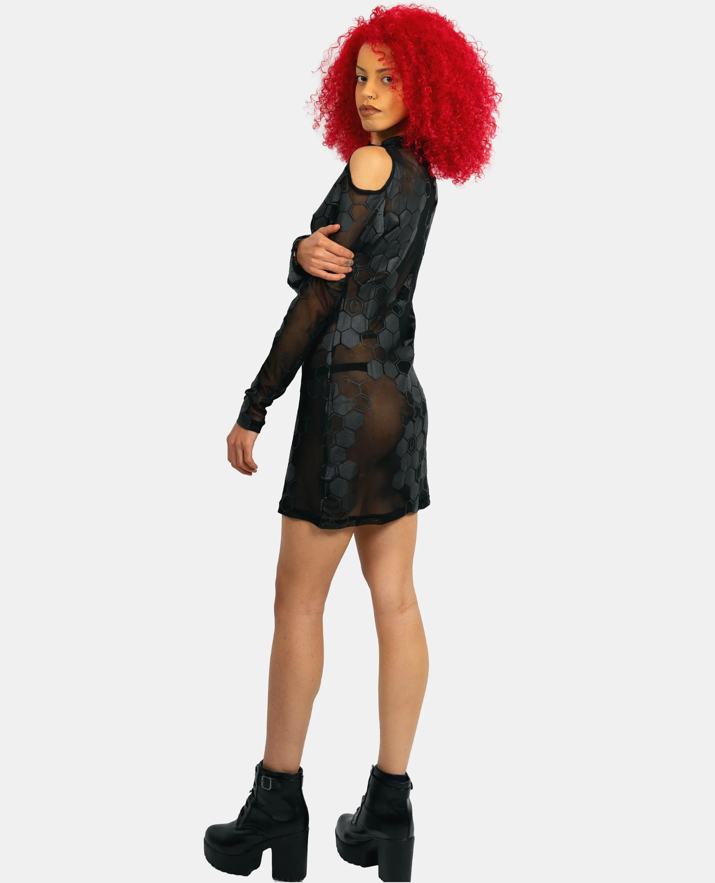 ANTIMATTER MESH DRESS