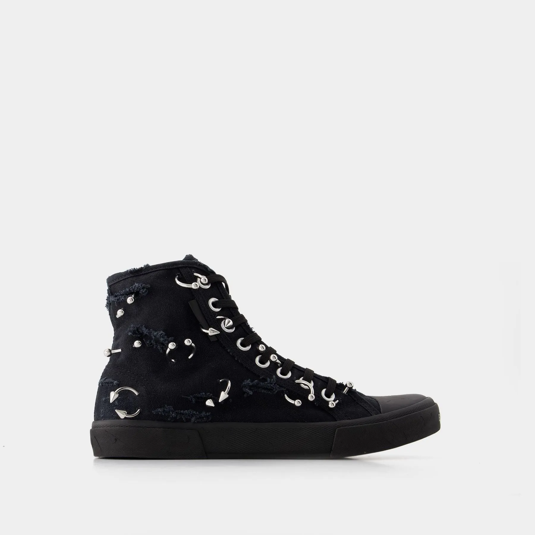 Balenciaga  Paris High Top Sneakers - Balenciaga - Canvas - Black