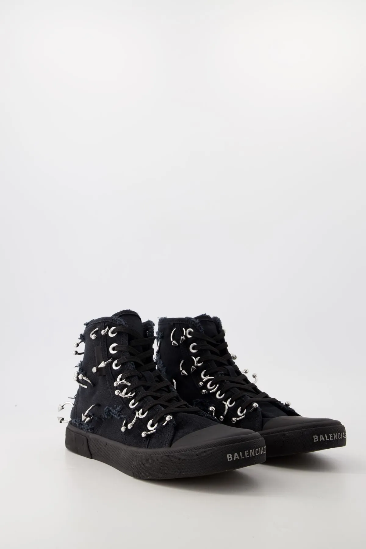 Balenciaga  Paris High Top Sneakers - Balenciaga - Canvas - Black