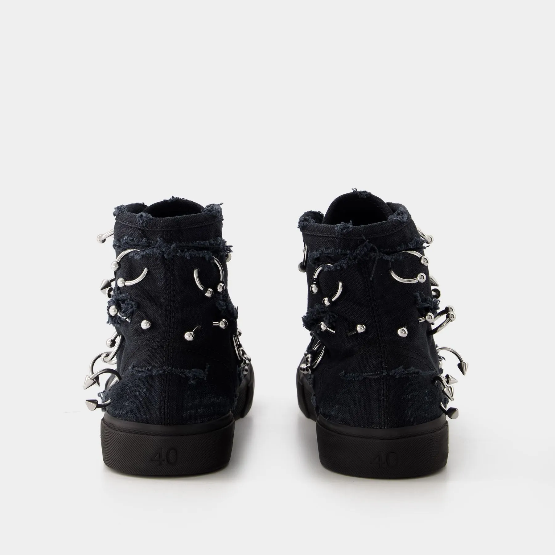 Balenciaga  Paris High Top Sneakers - Balenciaga - Canvas - Black