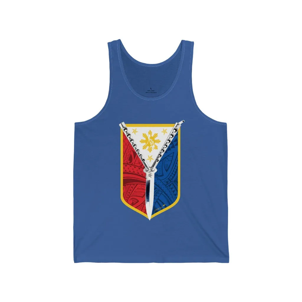 Balisong Shield Unisex Jersey Tank