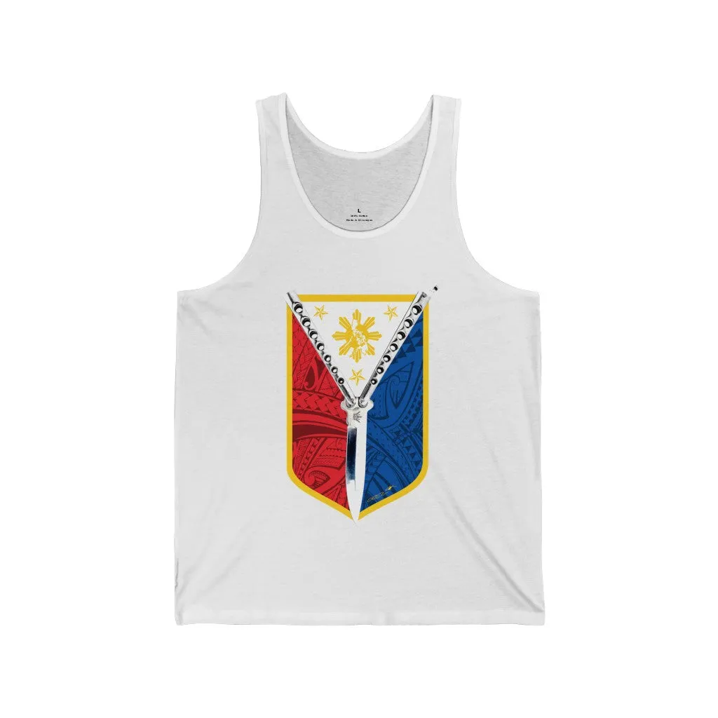 Balisong Shield Unisex Jersey Tank