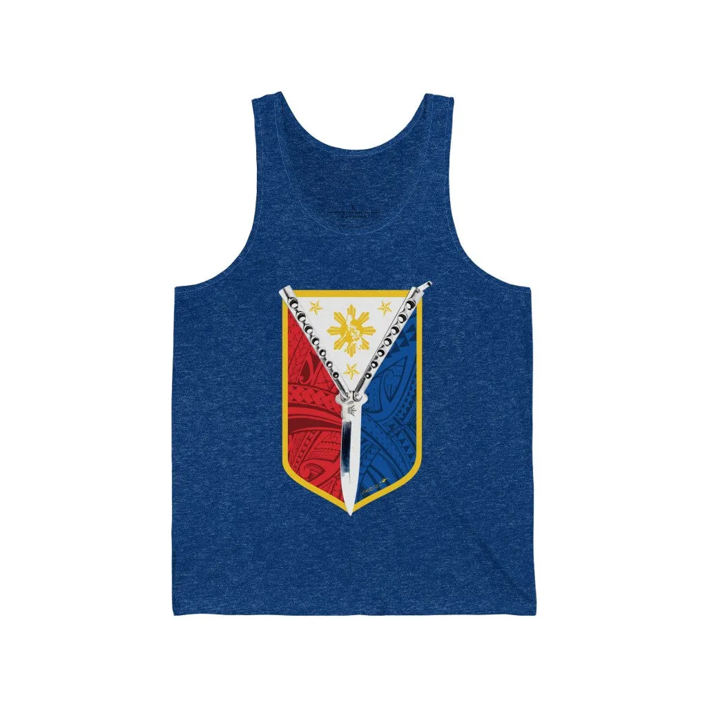 Balisong Shield Unisex Jersey Tank