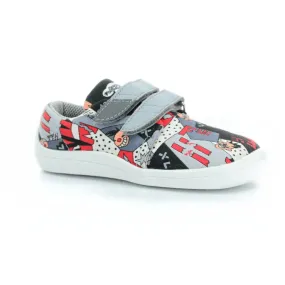 Beda Comics heeled (BF 0001/TEX/W/OP) barefoot sneakers