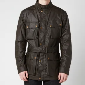 Belstaff Men's Trialmaster Jacket - Faded Olive - IT 46/S | Coggles