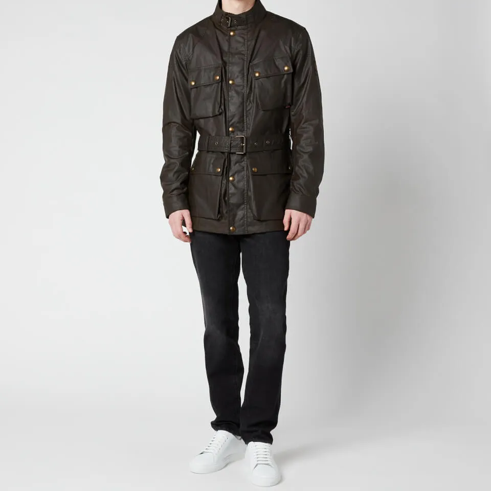 Belstaff Men's Trialmaster Jacket - Faded Olive - IT 46/S | Coggles