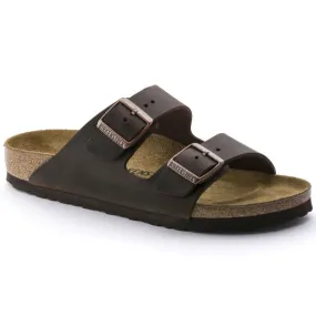 Birkenstock Unisex Arizona Habana Oiled Sandals - Narrow Fit