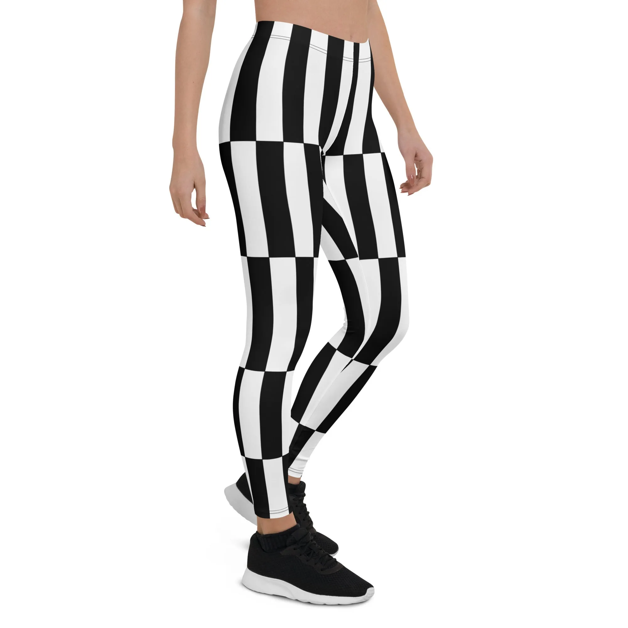 Black and White Optical Illusion Leggings