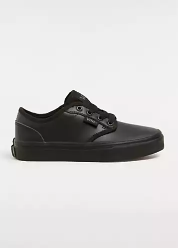 Black Atwood Kids Trainers by Vans | Look Again