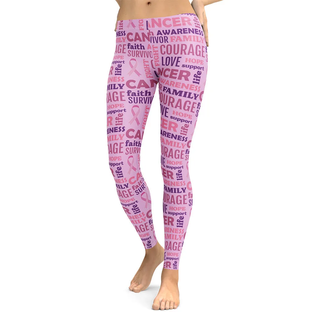 Breast Cancer Awareness Leggings