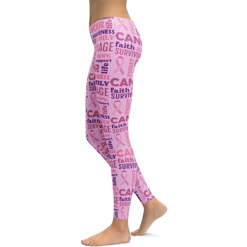 Breast Cancer Awareness Leggings