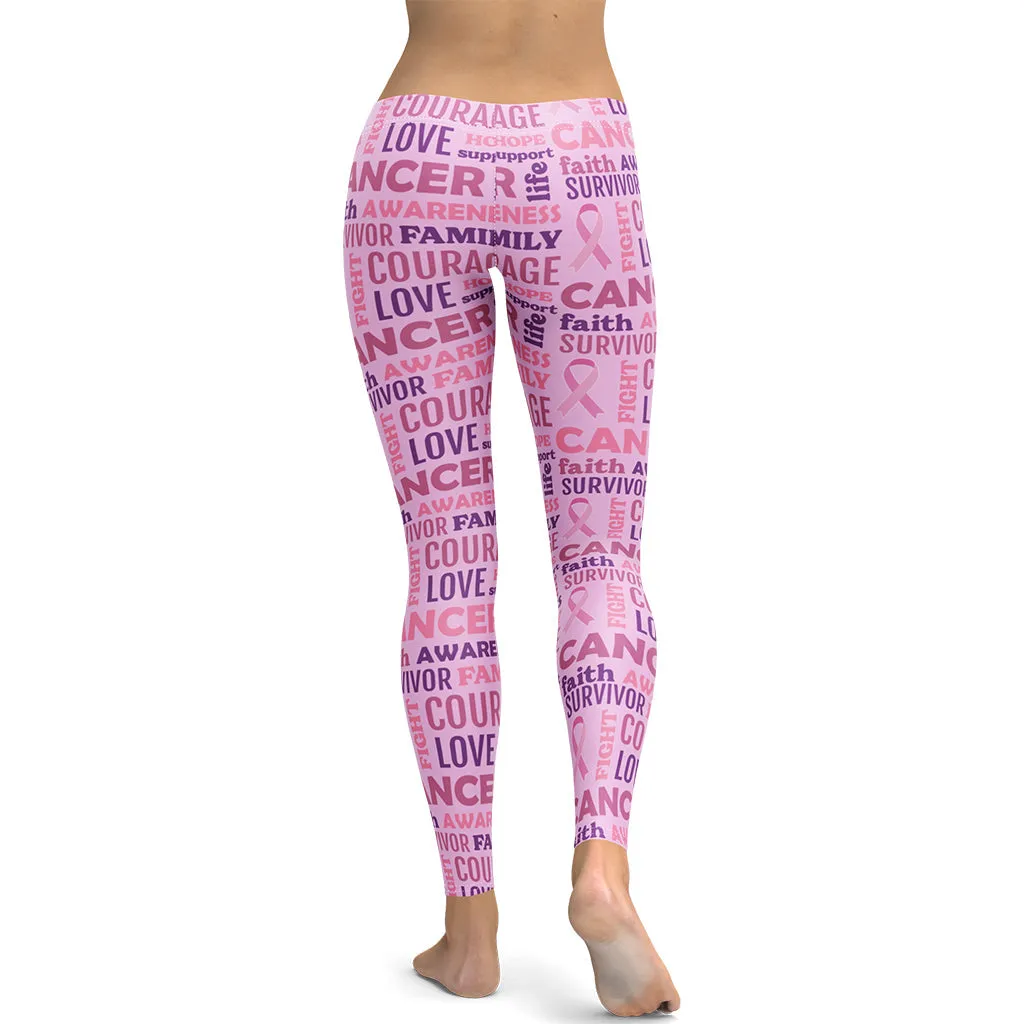 Breast Cancer Awareness Leggings