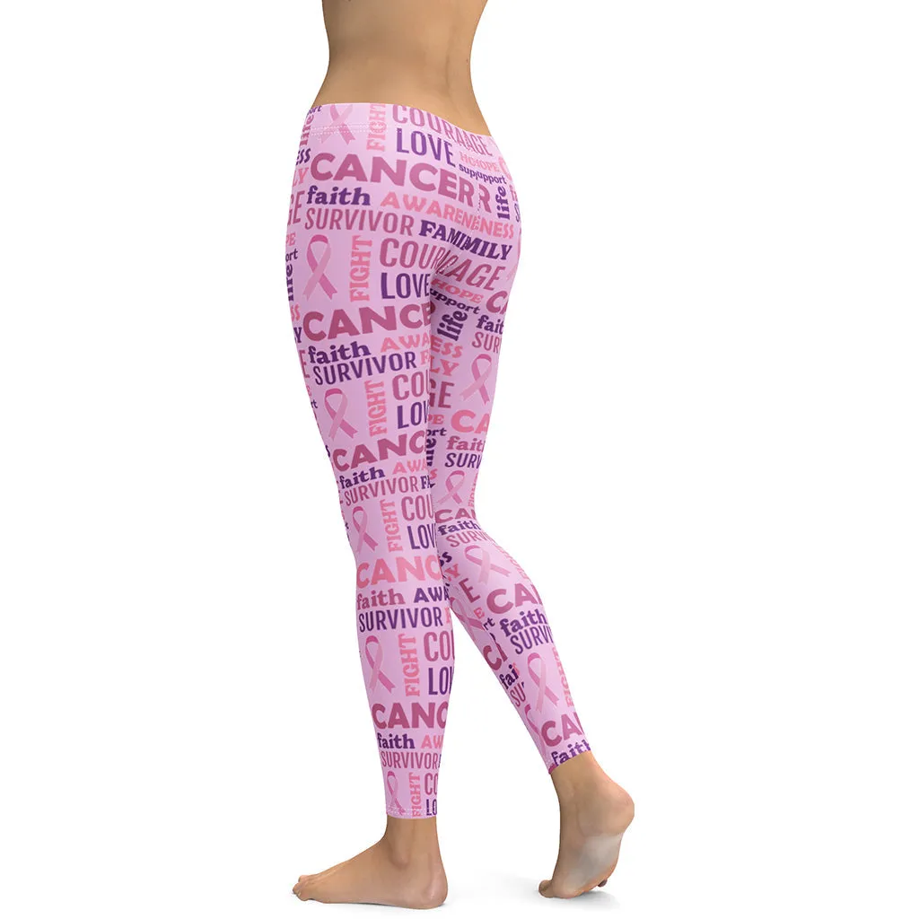 Breast Cancer Awareness Leggings