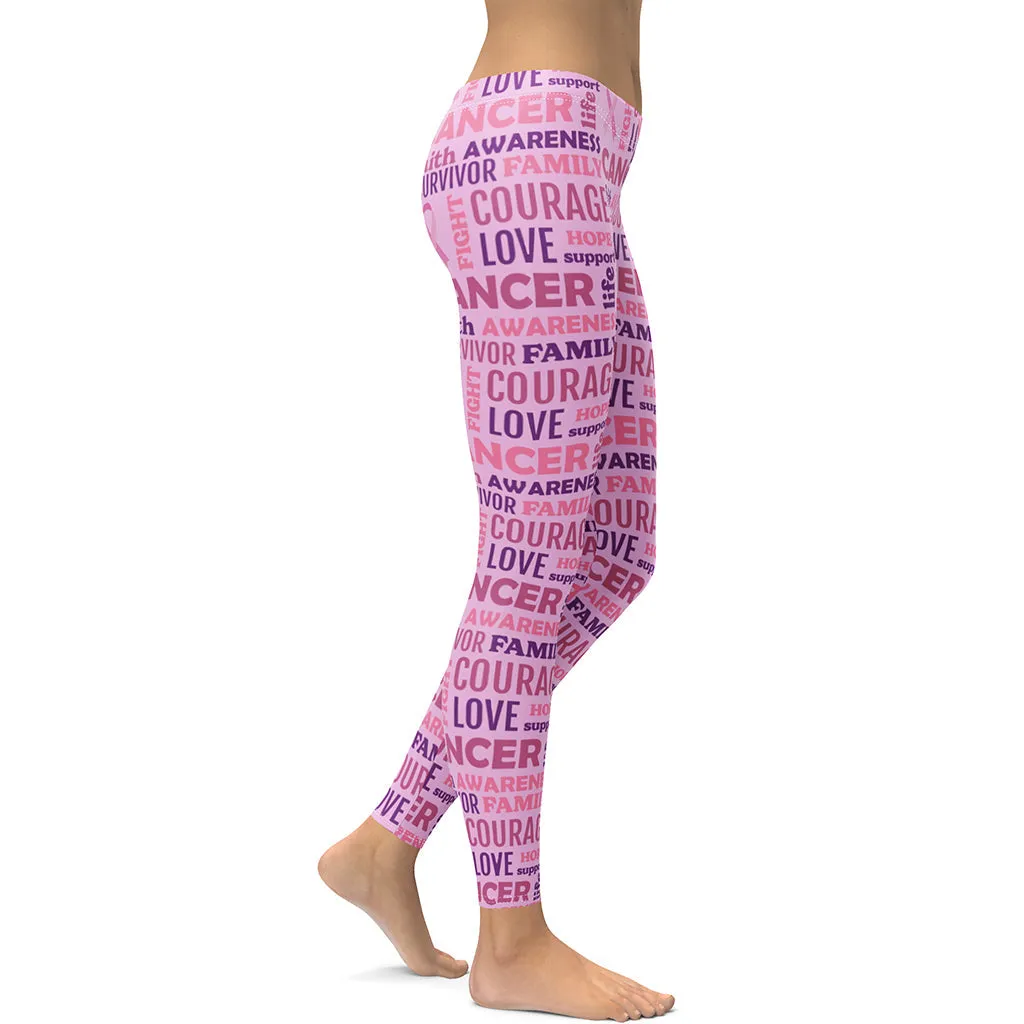 Breast Cancer Awareness Leggings