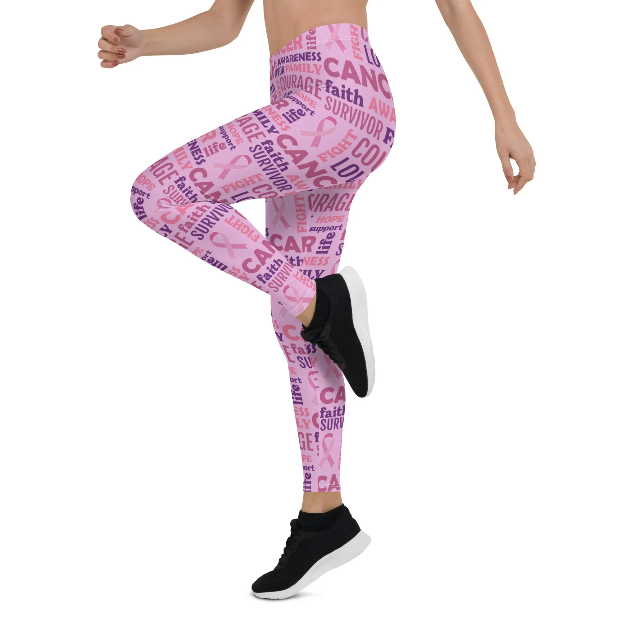 Breast Cancer Awareness Leggings