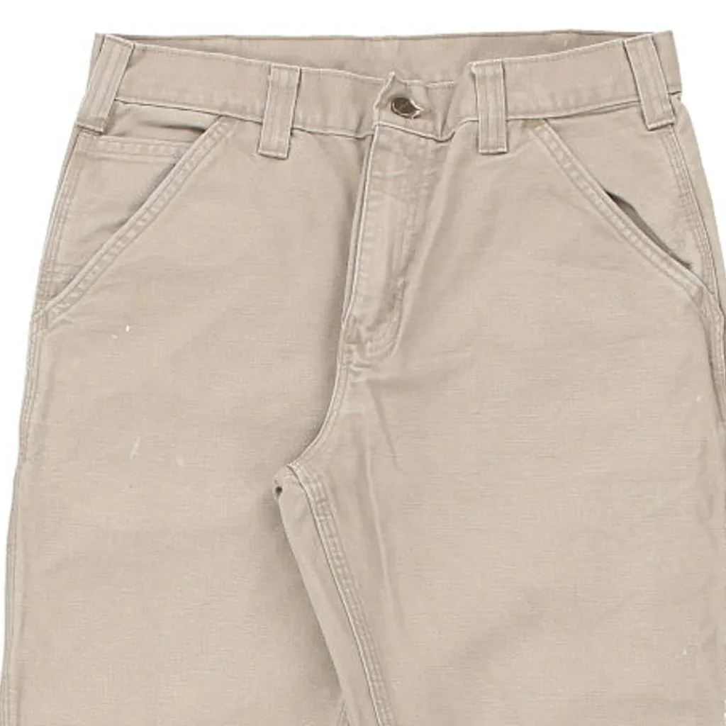 Carhartt Carpenter Trousers - 32W 30L Beige Cotton