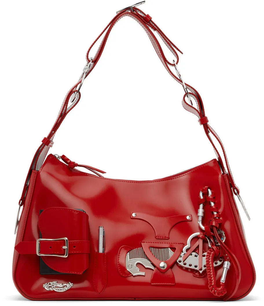 Chopova Lowena Red Sofia Bag