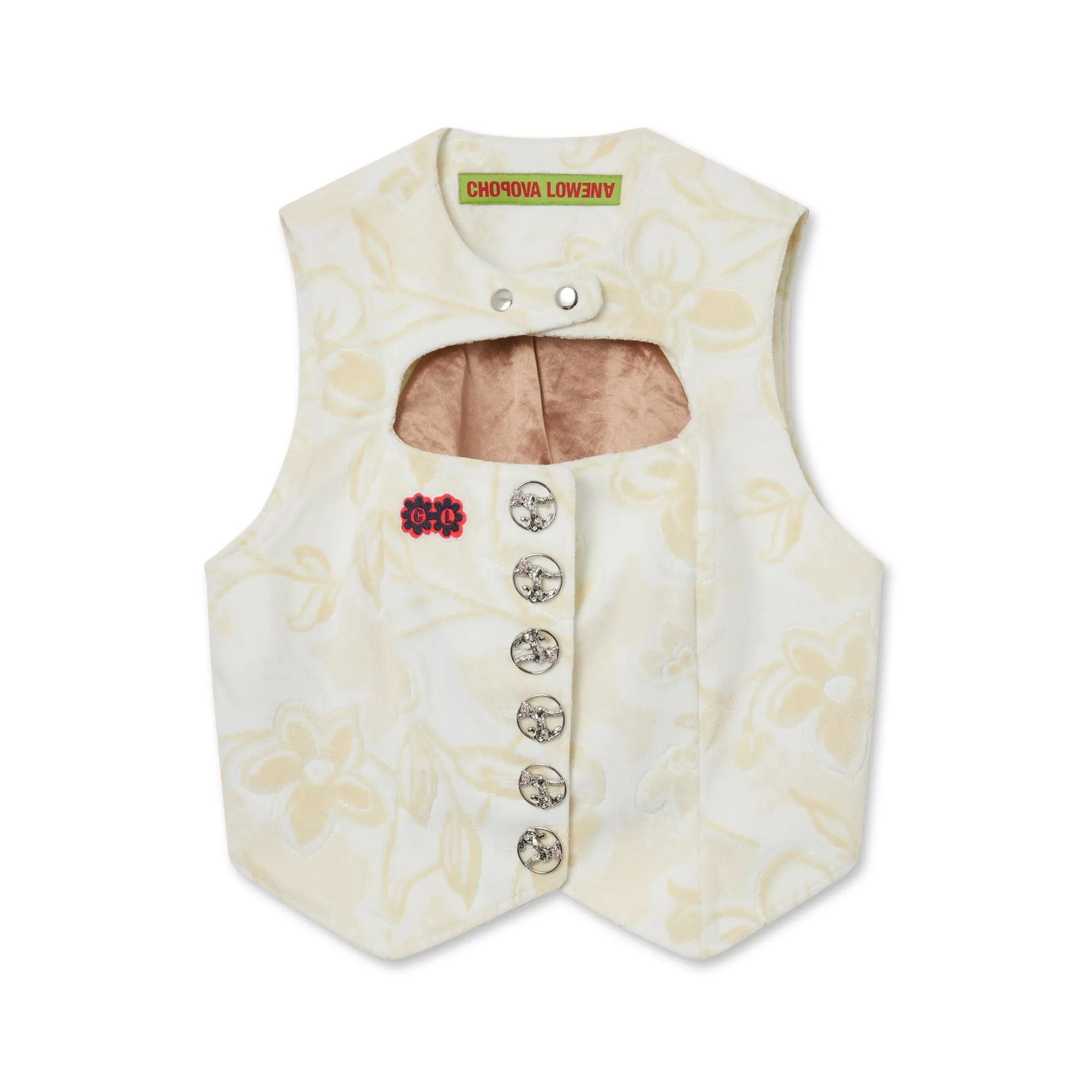 Chopova Lowena Women’s Nose Vest  White