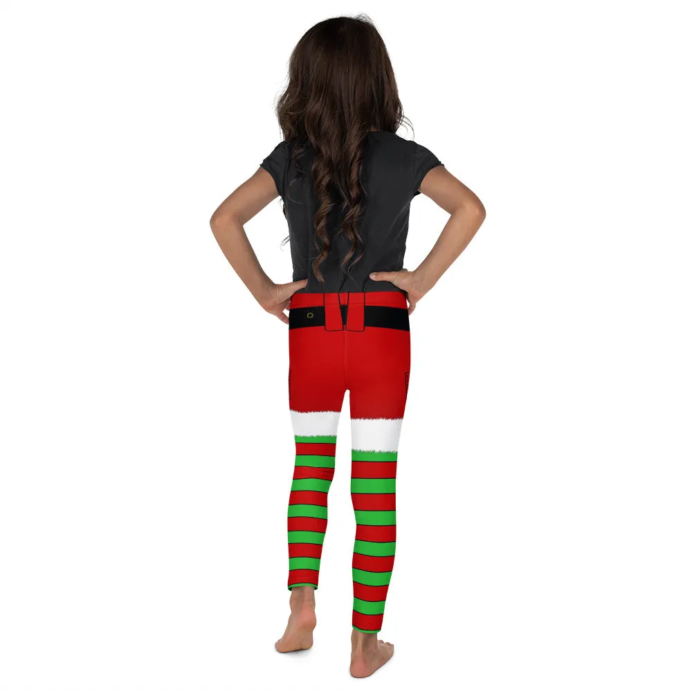 Christmas Stripes Kid's Leggings