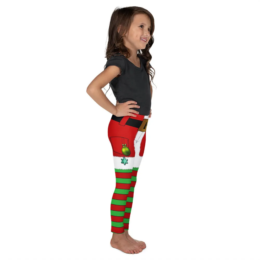 Christmas Stripes Kid's Leggings