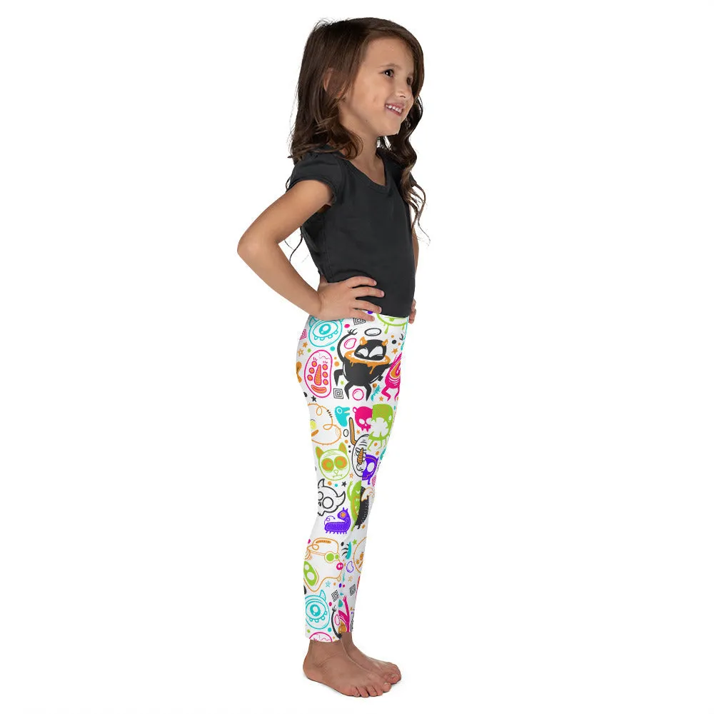 Colorful Doodles Kid's Leggings