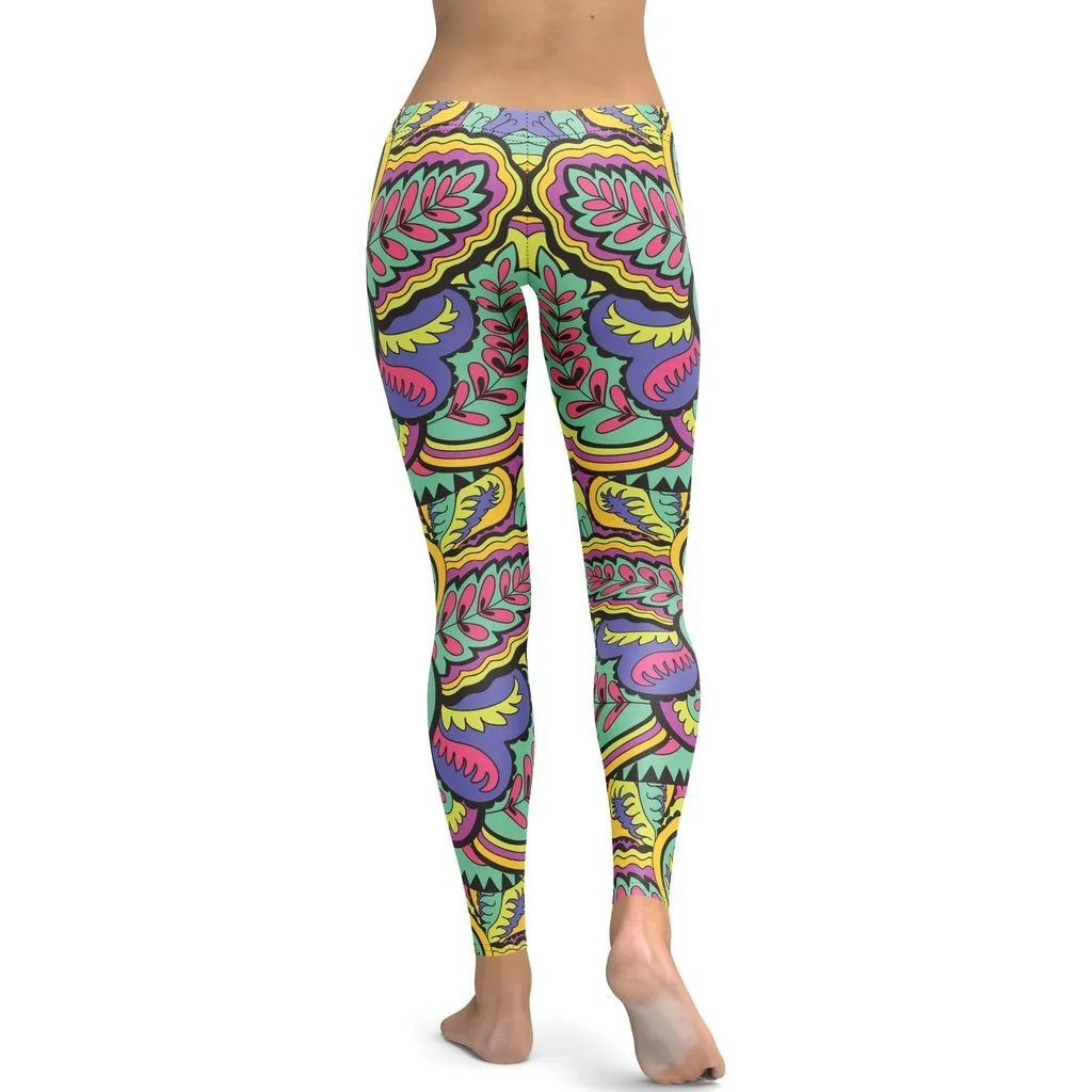 Colorful Fun Pattern Leggings