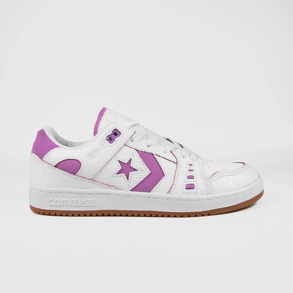 Converse Cons - Alexis Sablone AS-1 Pro Ox Shoes - White / Fuchsia Glow / White