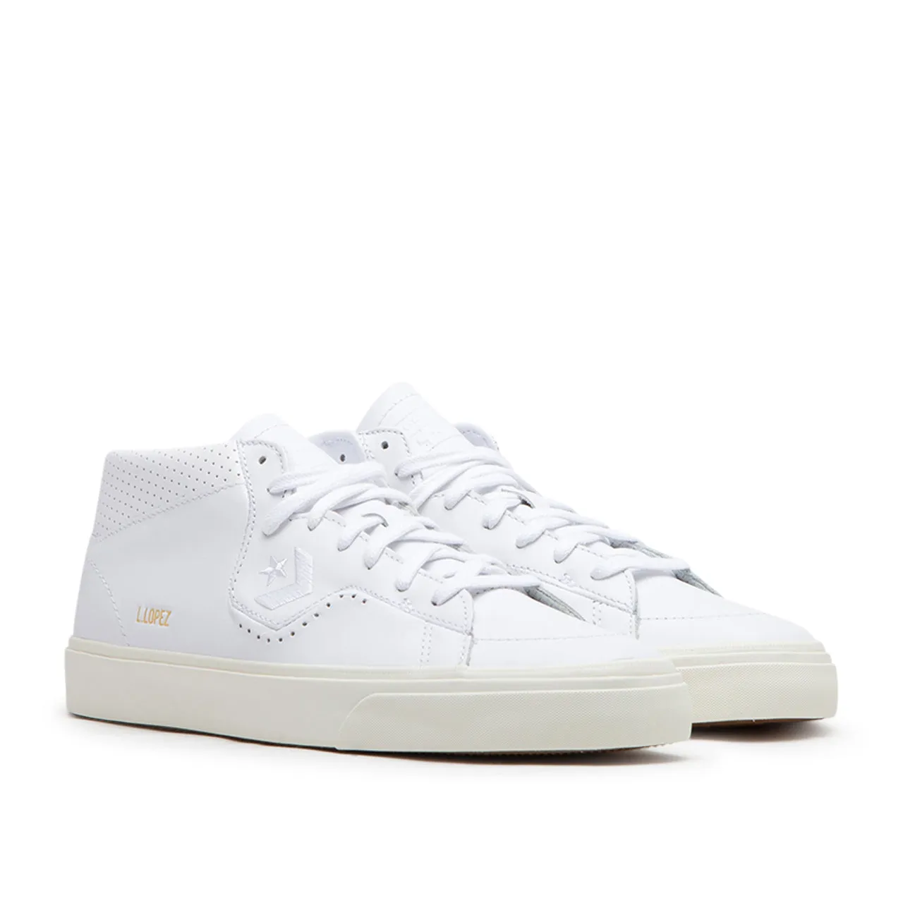 Converse Cons x Louie Lopez Pro Mid Leather (White)