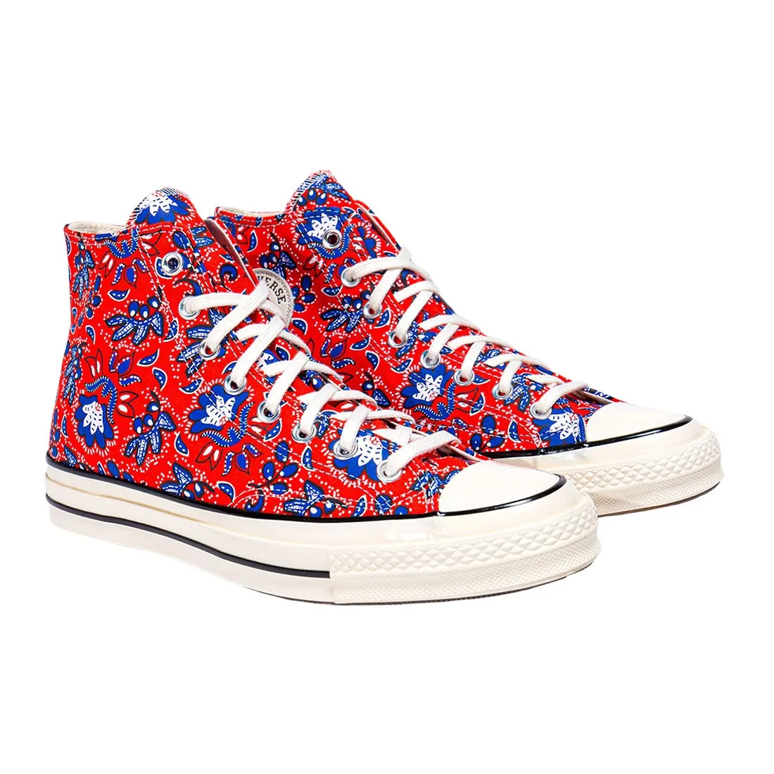 Converse Men Culture Prints Chuck 70 Hi (red / habanero red / egret / rush blue)