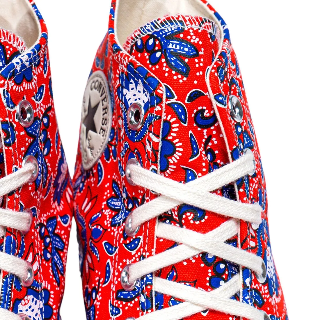 Converse Men Culture Prints Chuck 70 Hi (red / habanero red / egret / rush blue)