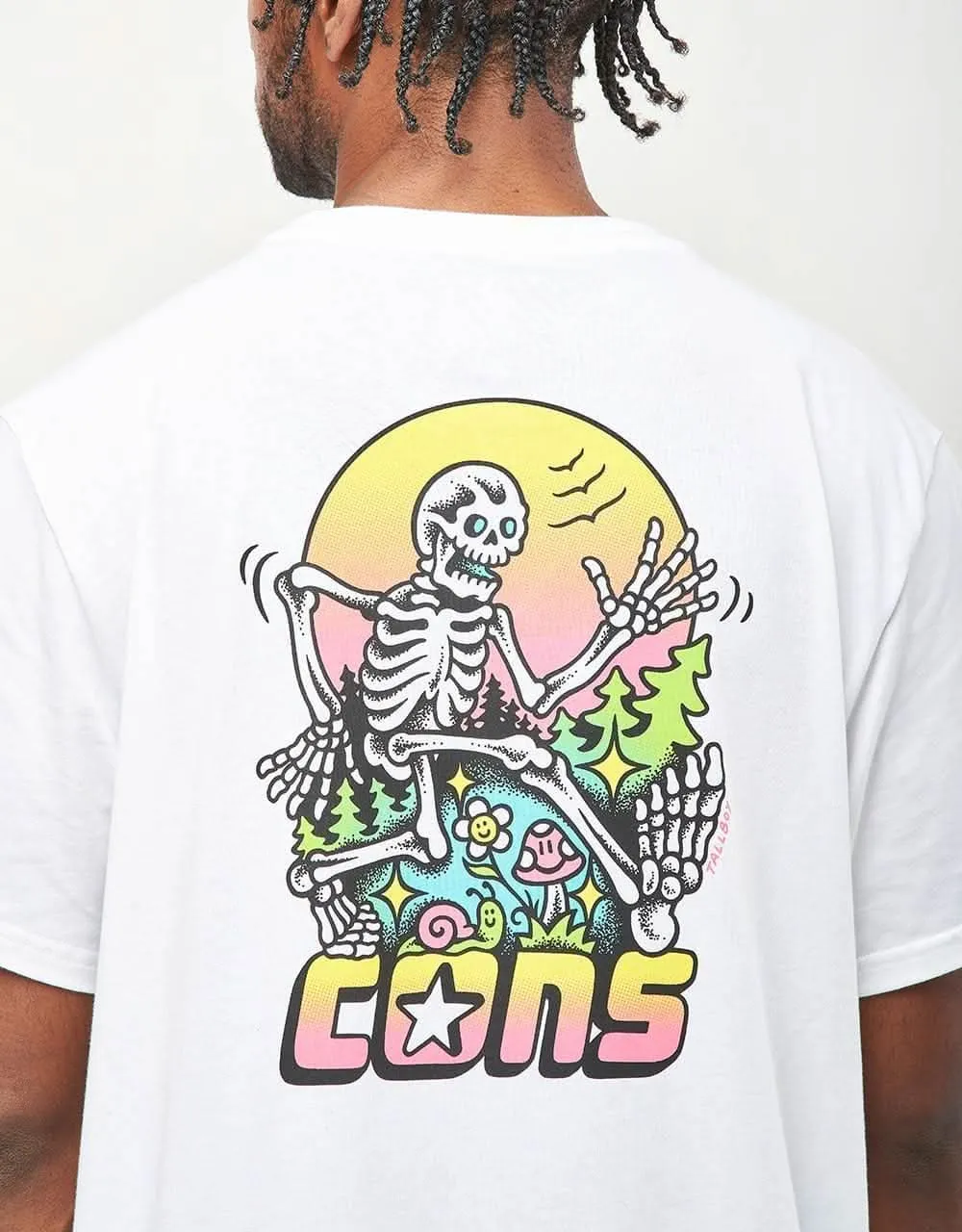 Converse Skeleton Sunrise T-Shirt - White