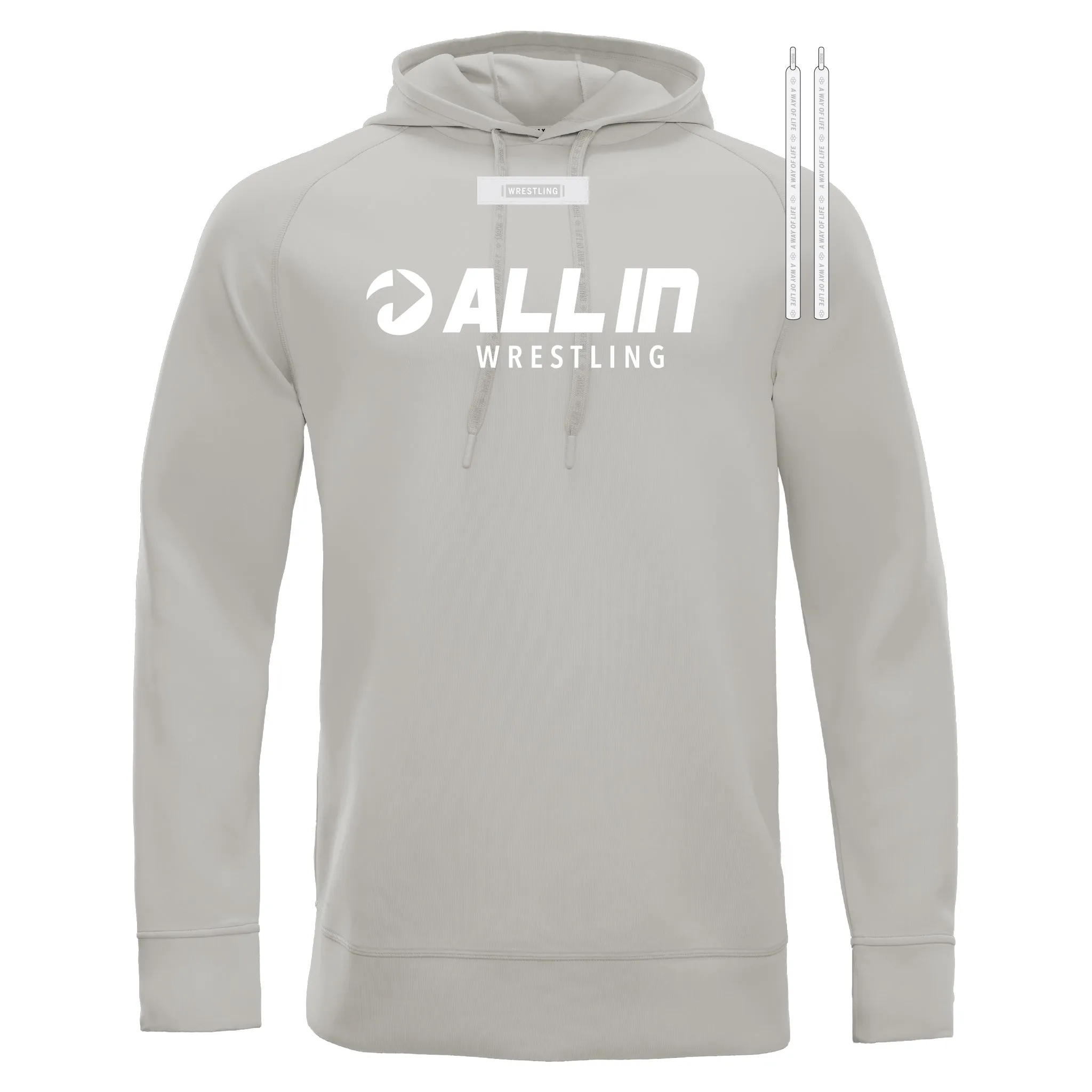 Cool-Touch Hoodie-Unisex--All In Wrestling Academy Team Store 2-